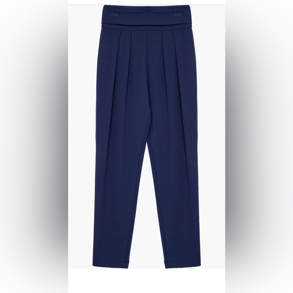NWT Girls Habitual Navy Blue High-Waisted Trousers